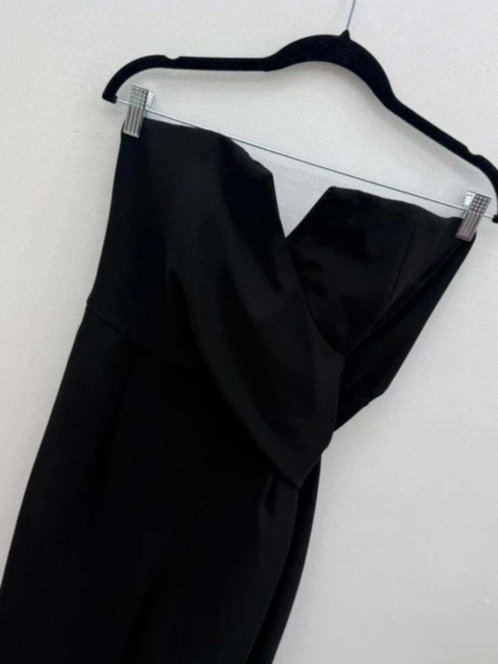 Coast Black Strapless Jumpsuit Size 16 - Picture 3 of 5